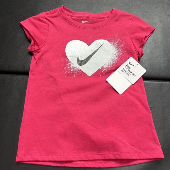 NWT Nike Glitter Athletic Set Girls Size 6 - Picture 2 of 4